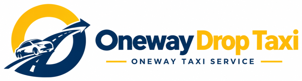 Oneway Drop Taxi Logo